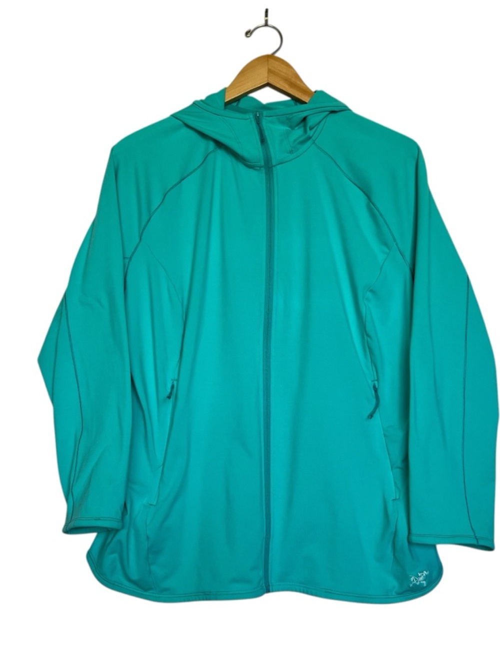 Arc’teryx Adahy Hoody Women’s XL Teal Hooded Zip-Up Jacket - Picture 1 of 11